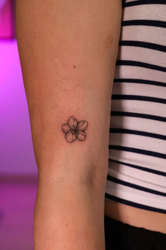 Gėlytės tatuiruotė