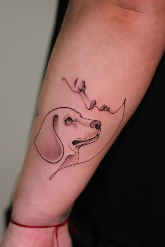 Šuniuko tatuiruotė