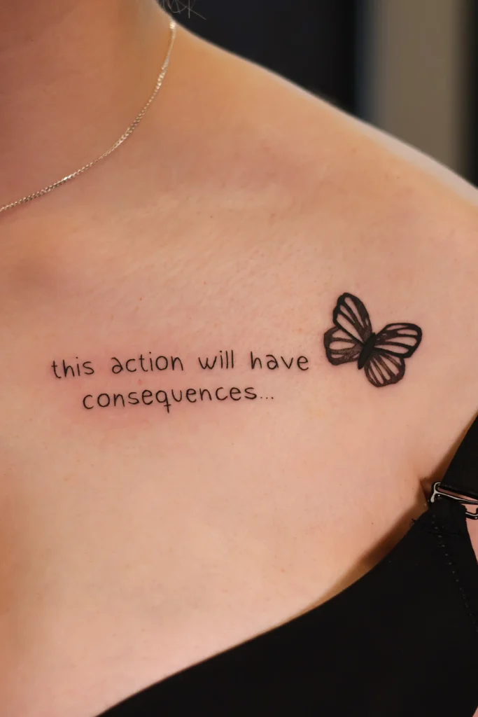 Užrašo su drugeliu tatuiruotė, Life is Strange žaidimas, tatuiruotės Kaune